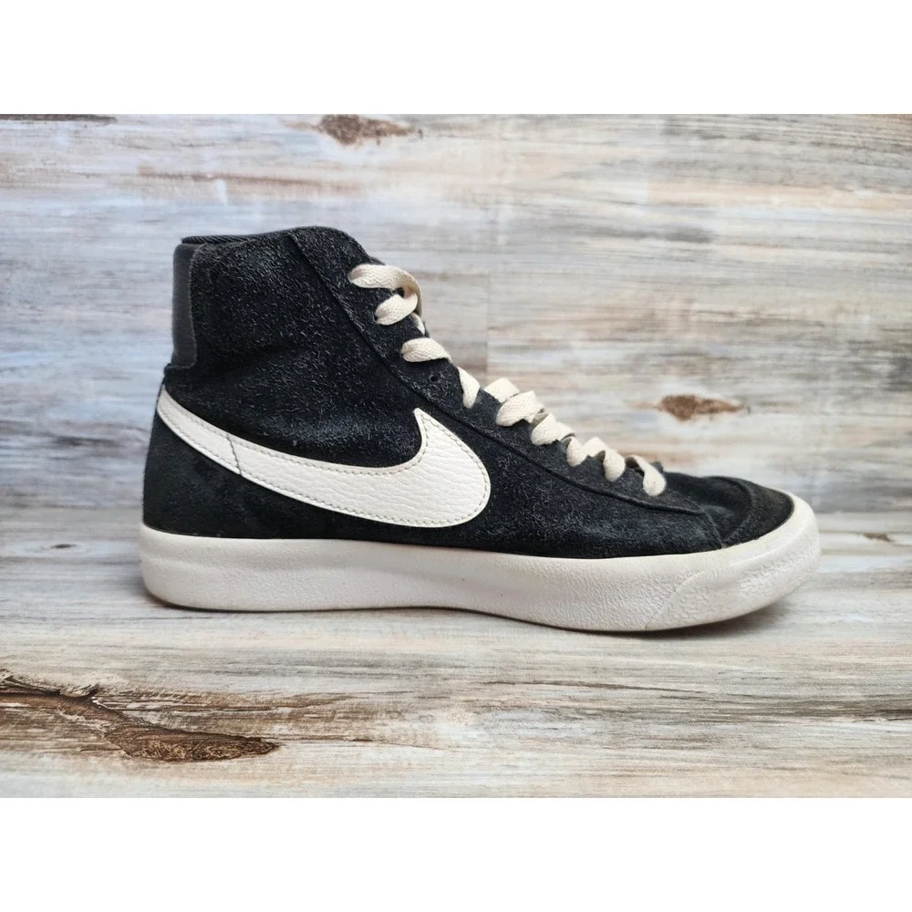 Nike Blazer Mid '77 Suede Black White DD3237-002 Sneakers Shoes Youth 7 Y
